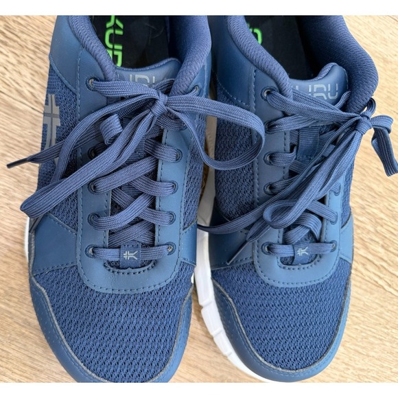 New Men's Kuru Size 10.5 W Navy White Quantum 2 Pain Relief Sneakers - Picture 4 of 5